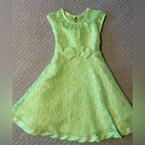 Jona Michelle green girls dress size 5.
